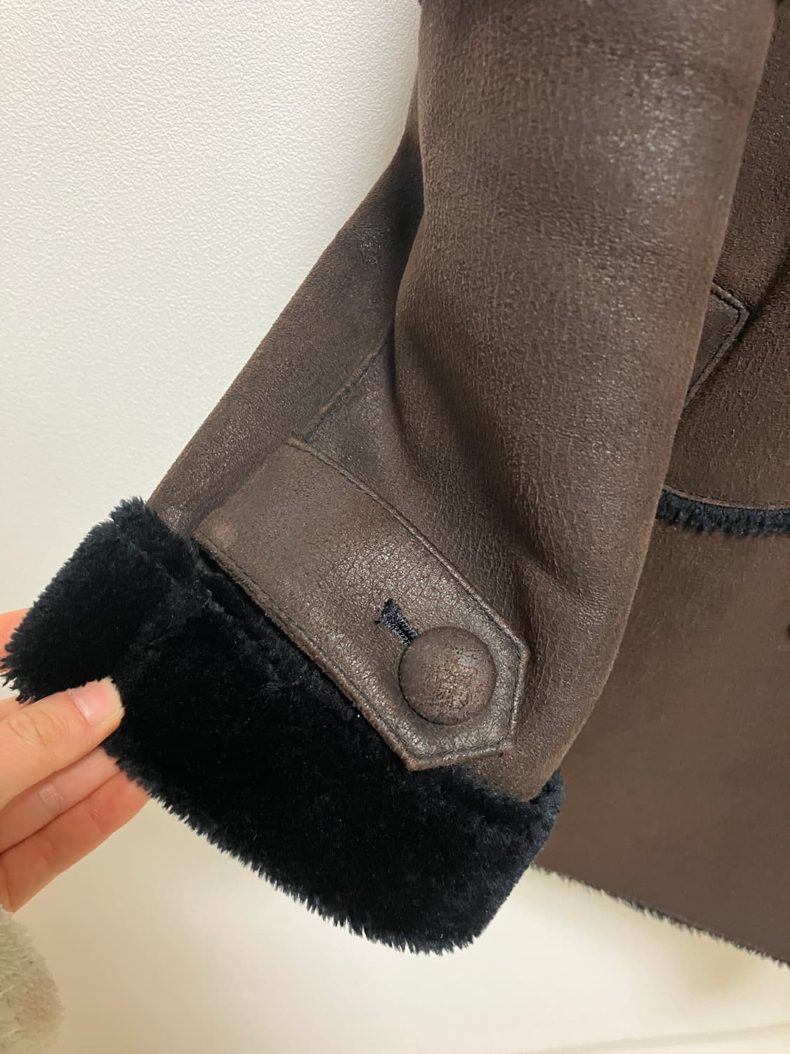 스웨이드 무스탕 자켓 상품이미지3