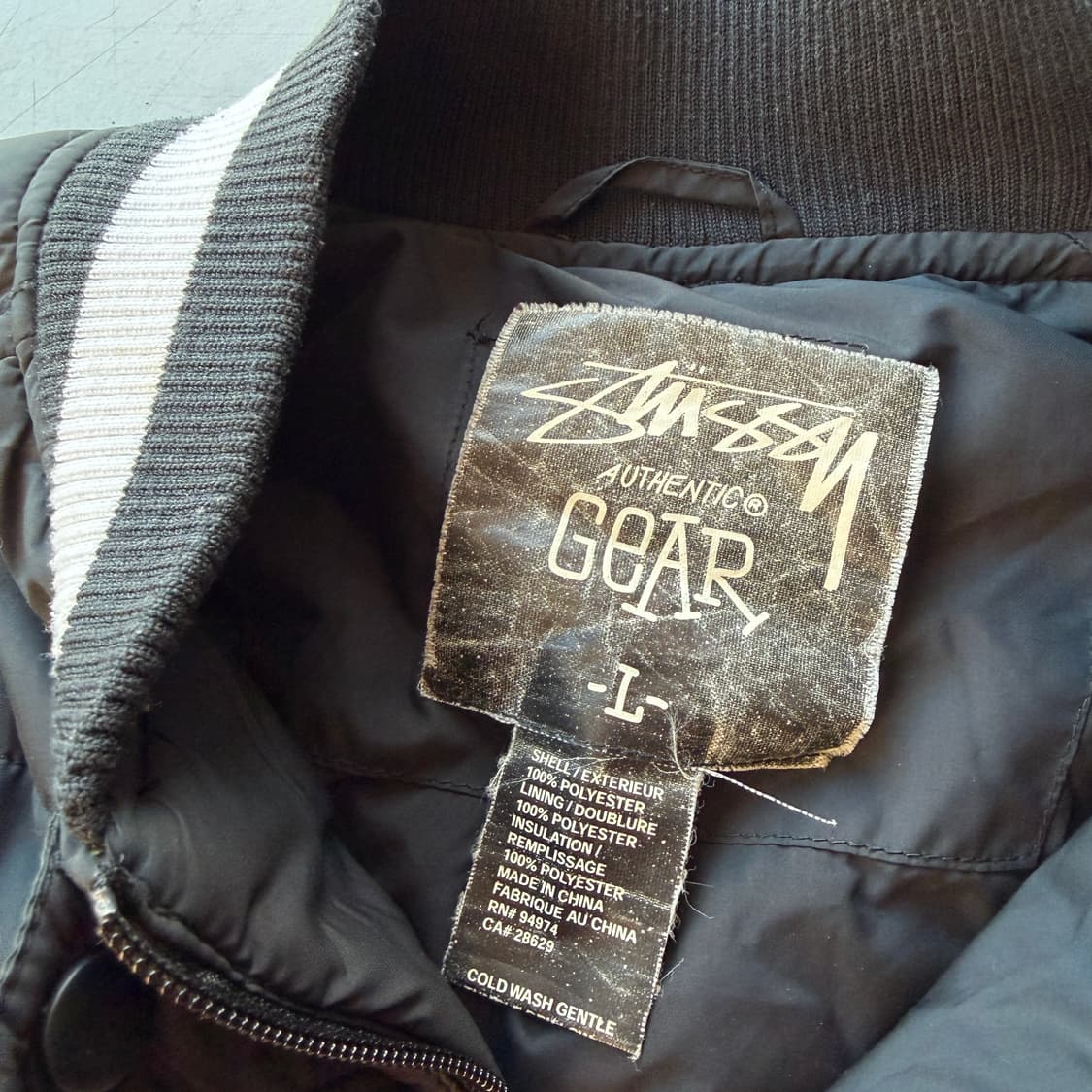 00s 스투시 기어 바시티 자켓 상품이미지6