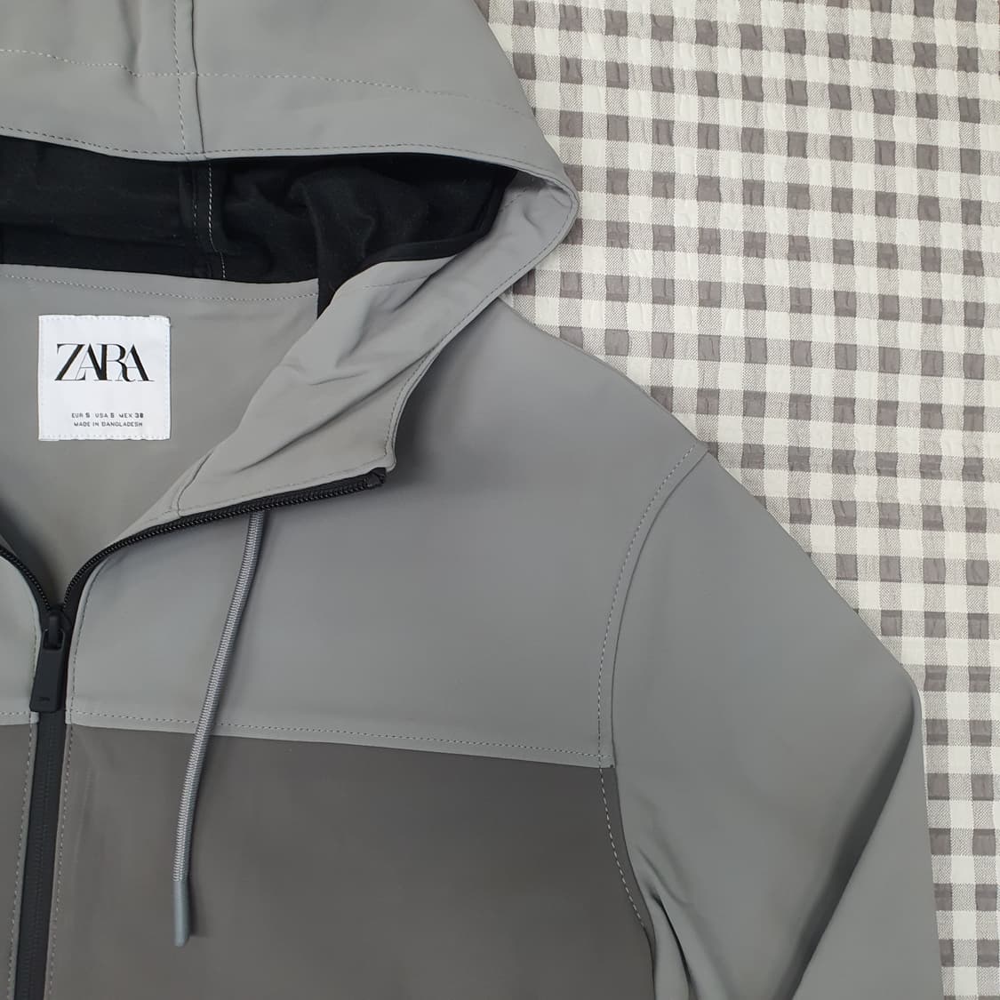 자라 바람막이 후드집업 자켓 남자95 상품이미지3