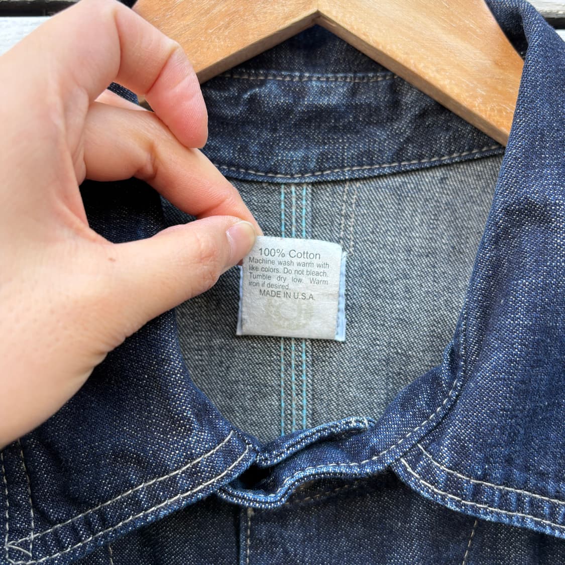 Post Overalls 포스트 오버롤즈 데님 커버올 초어 자켓 상품이미지4