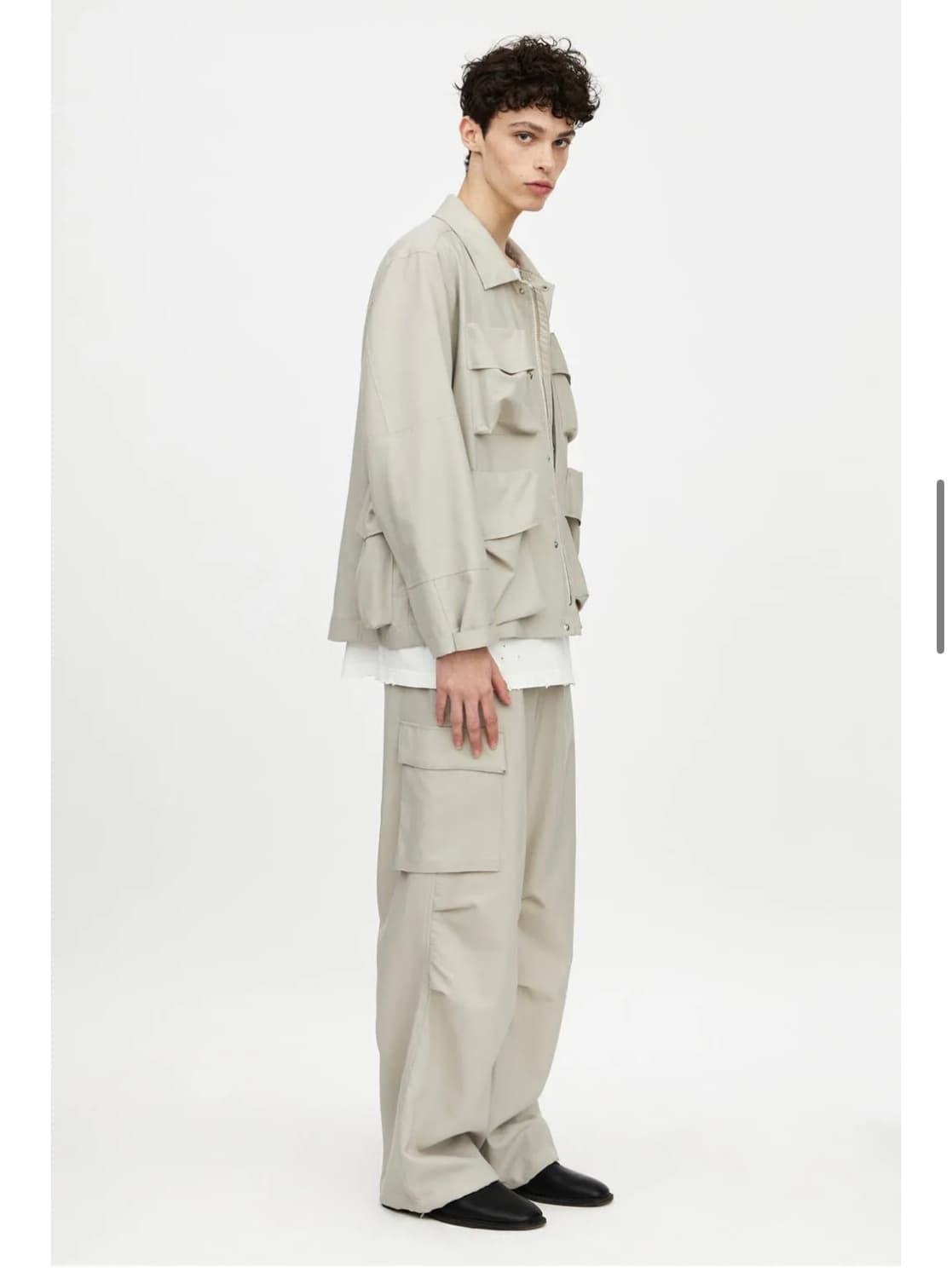 [Youth] 23ss 스트링 카고 팬츠_Ecru ( S 사이즈) 상품이미지4