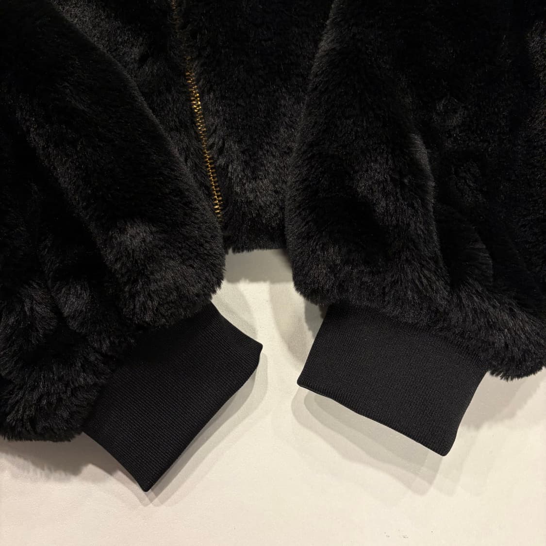 [XS] 아디다스 블랙 퍼 후리스 후드 집업 B640 상품이미지6