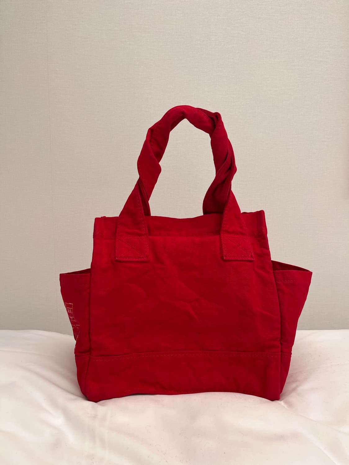 Kapital 캐피탈 No.6 캔버스 토트백 레드 상품이미지1