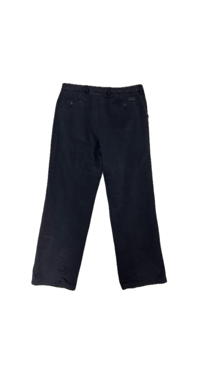 Burberry 버버리 레더탭 코튼 루즈핏 팬츠(정품) size(36) 상품이미지2