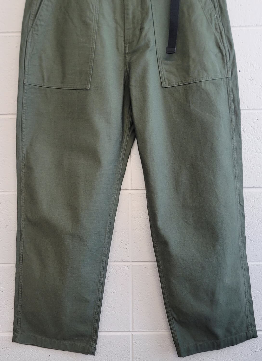 무신사스탠다드 코튼 벨티드 와이드 퍼티그팬츠(면팬츠) 판매 상품이미지3