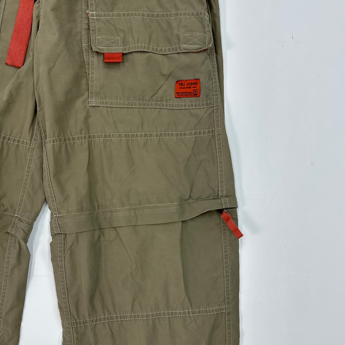 TBJ cut-off kaki cargo pants 상품이미지5