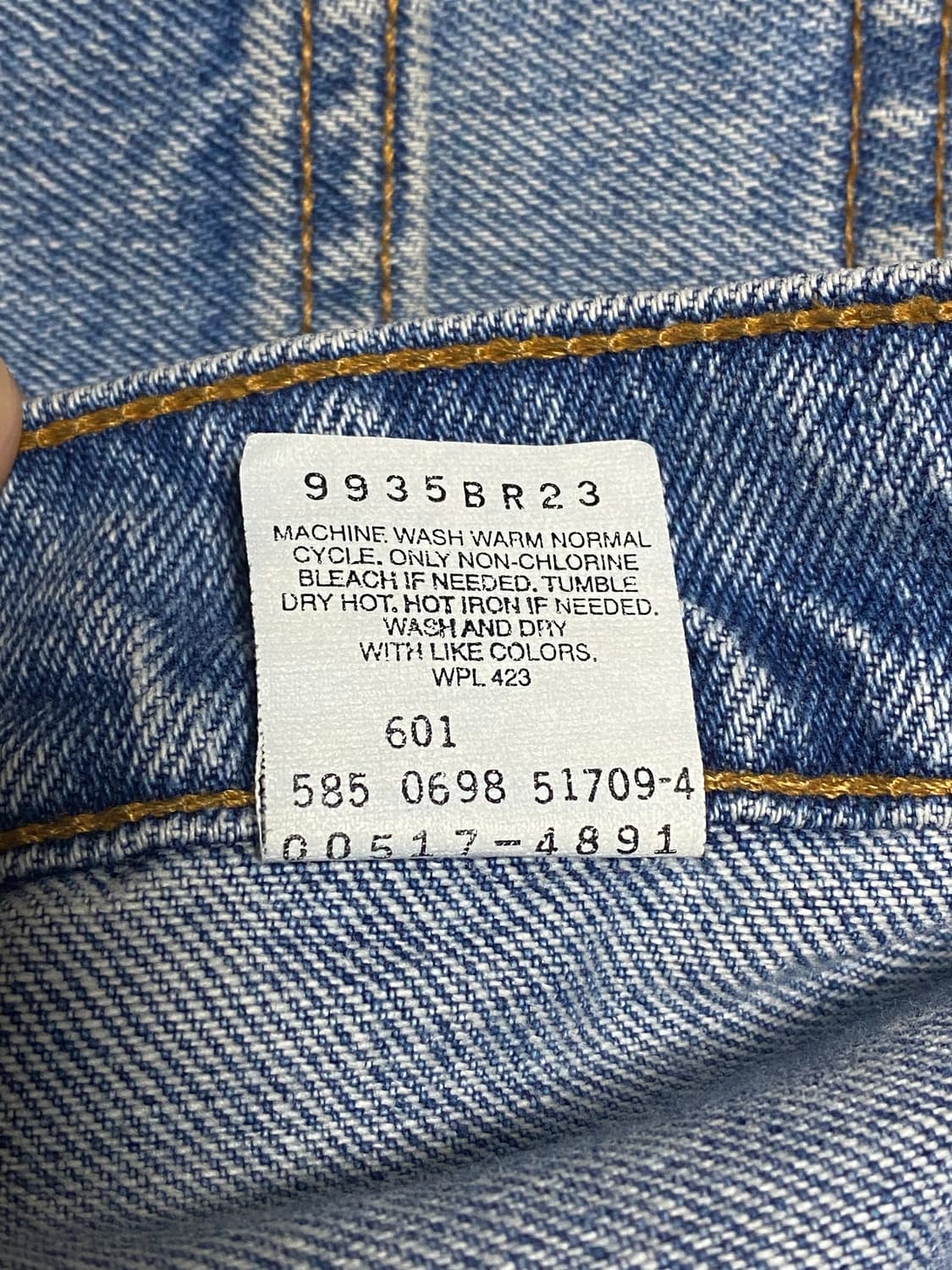 [38X32] 리바이스 517 빈티지 90s USA 데님 팬츠 상품이미지5