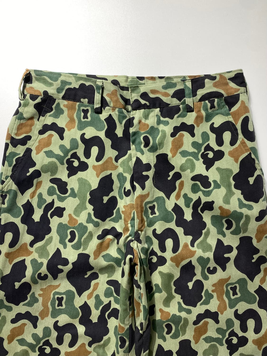 [29-30] 80s Military 한국군 덕헌터 카모플라쥬 팬츠 상품이미지2