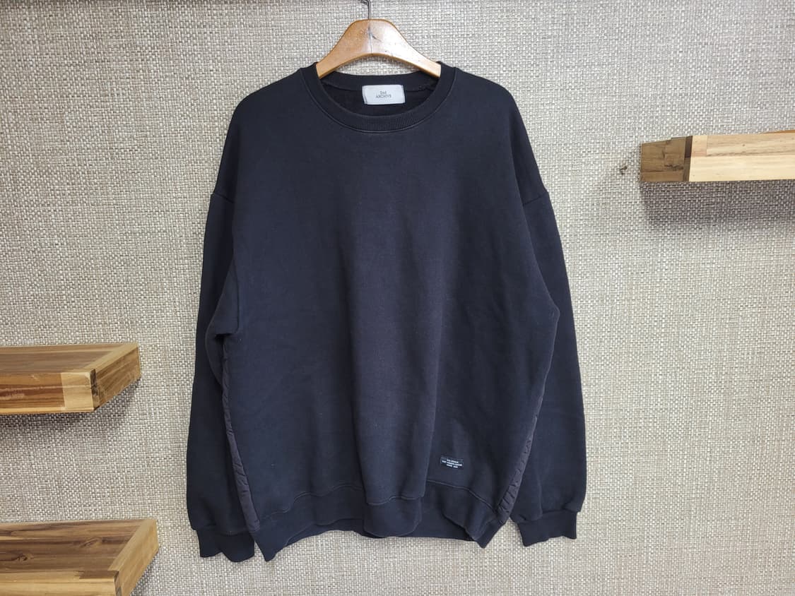 110~115사이즈 세컨아카이브 오버핏 맨투맨 빅사이즈 힙합 상품이미지1