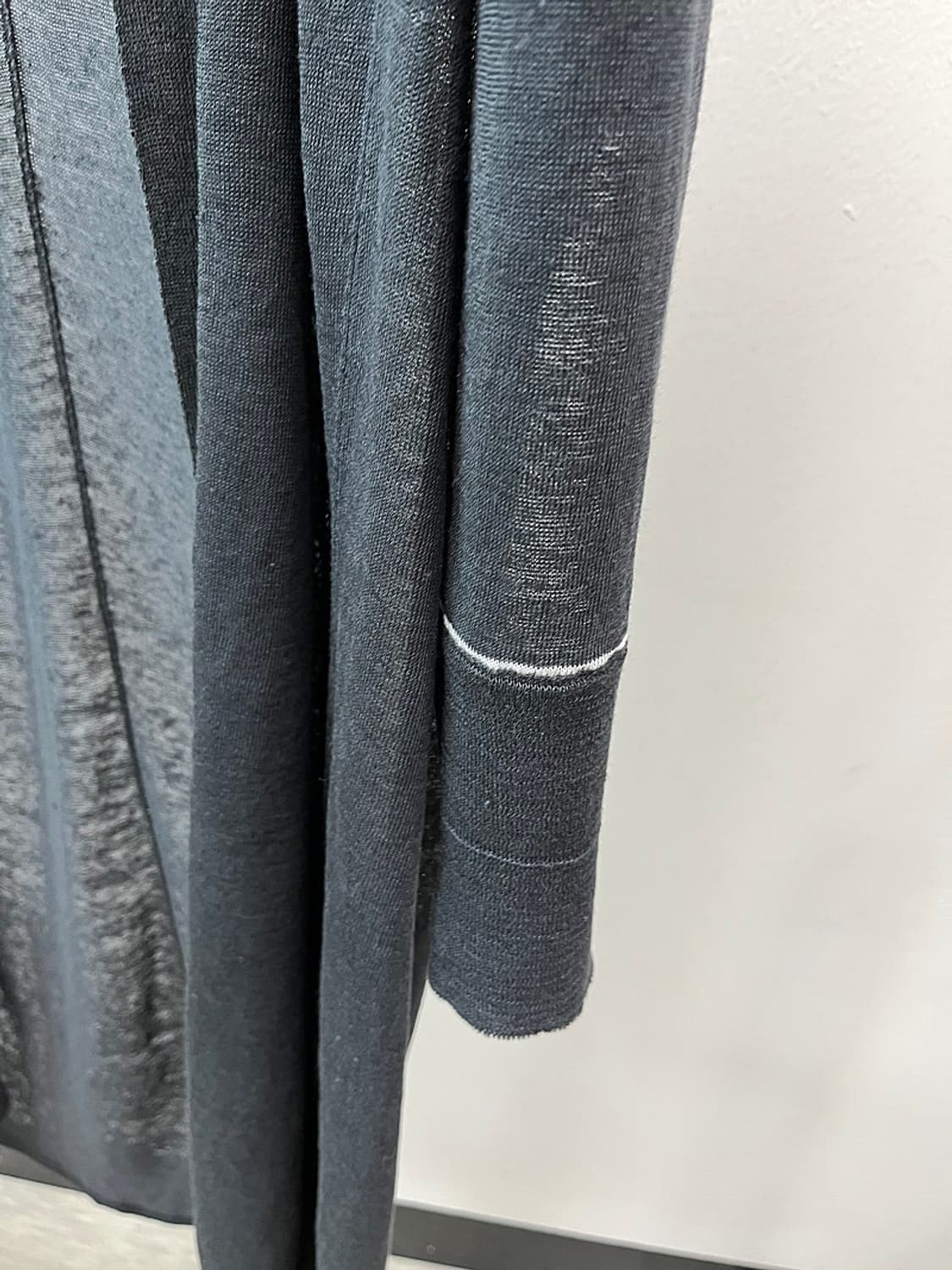 여) 타임 논버튼 롱 가디건  상품이미지6