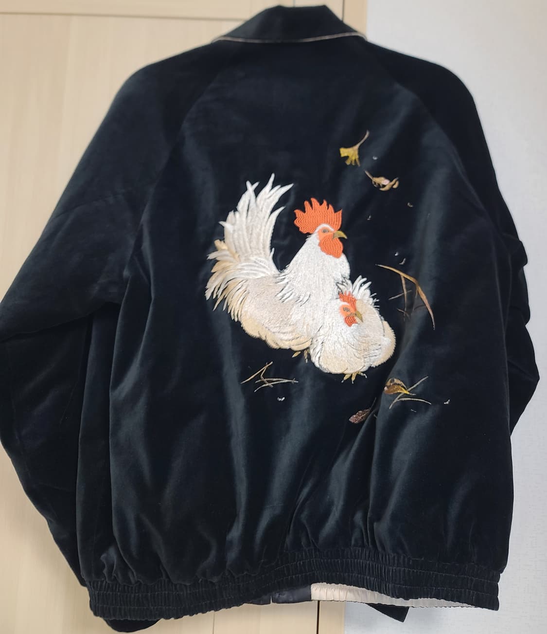 [38] 25AW 올드조 벨벳 수베니어 자켓 오닉스 상품이미지3