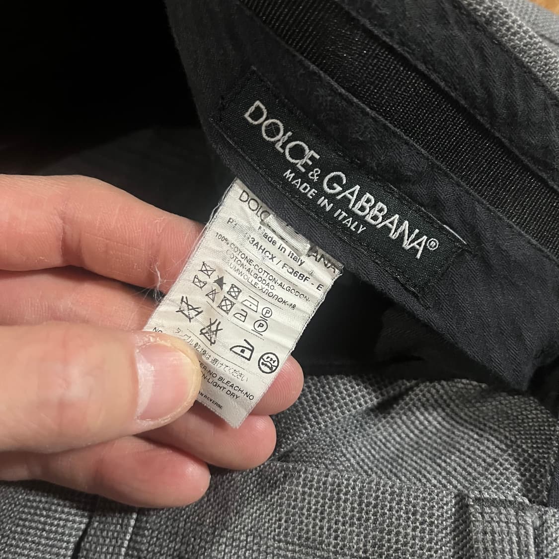 [32] 돌체 글렌체크 슬랙스 상품이미지6