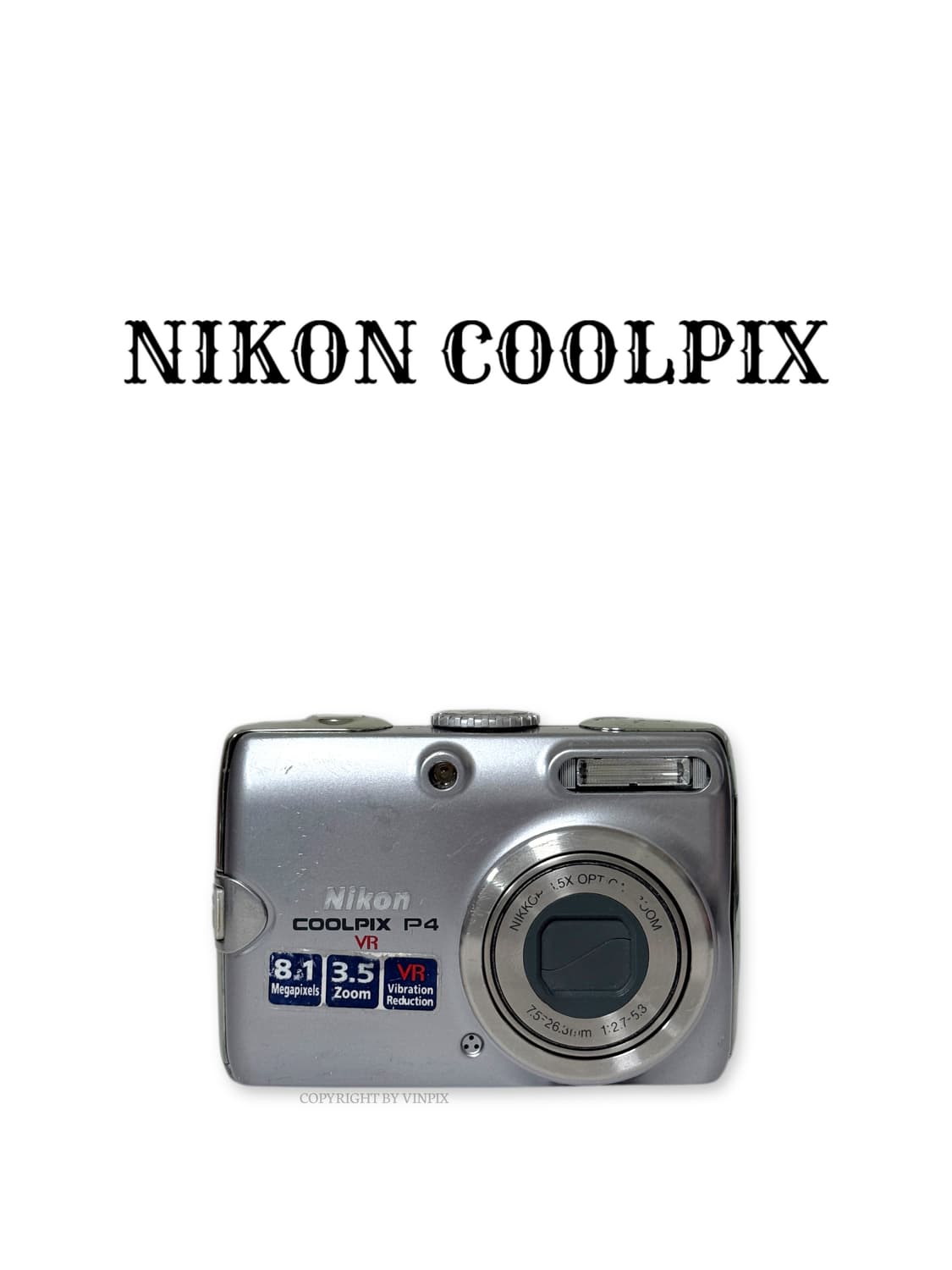 니콘 쿨픽스 P4(coolpix p4) 빈티지 디지털 카메라 디카 상품이미지1