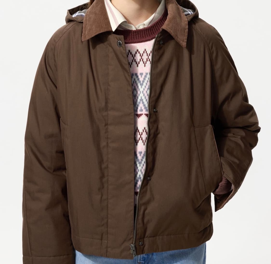 유니클로 코튼 자캣 상품이미지1