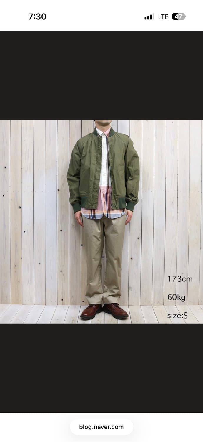 엔지니어드가먼츠 바버 어빙자켓 상품이미지3