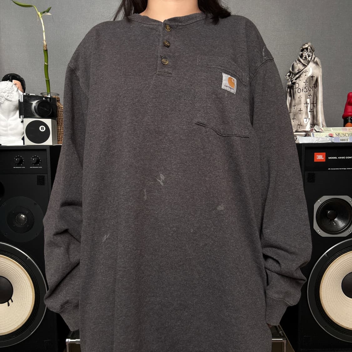 칼하트 헨리넥 롱슬리브 상품이미지1