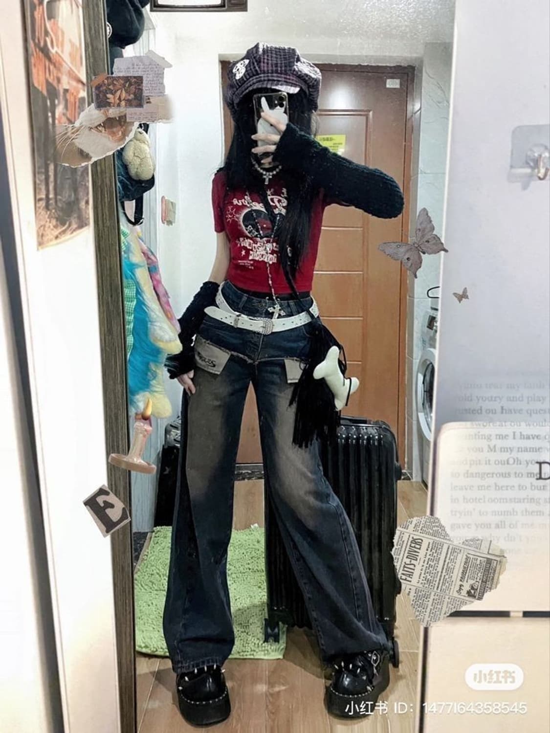 y2k 라떼깔 갸루 빈티지 랜덤박스 랜박 엑시즈팜 모리걸 로걀 상품이미지6