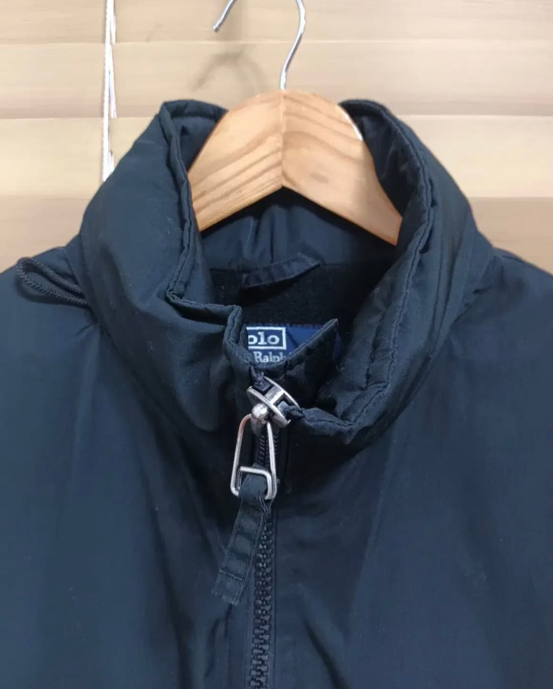 폴로 남성 블랙 블루종점퍼 약기모점퍼 상품이미지1