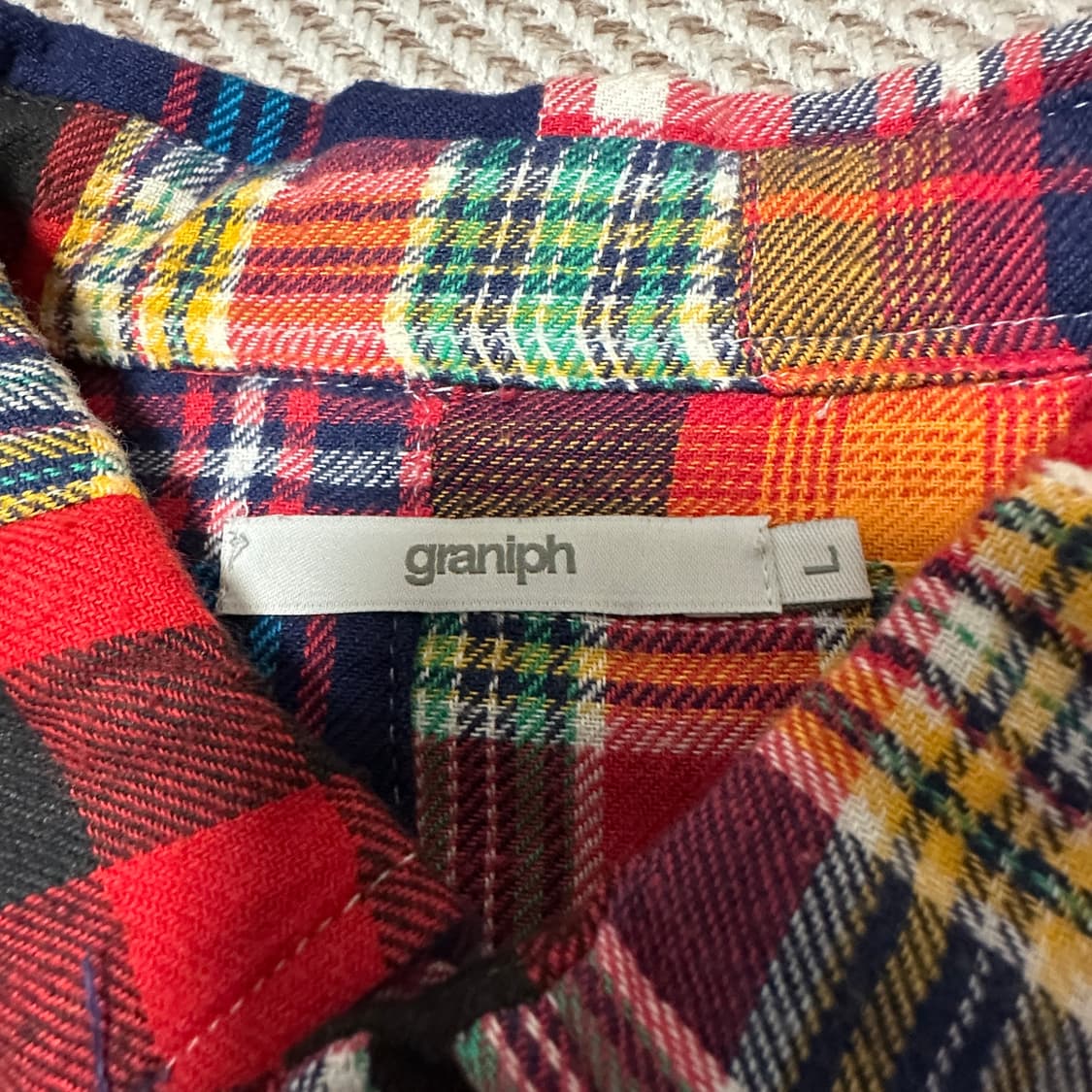GRANIPH patchwork shirt 상품이미지3