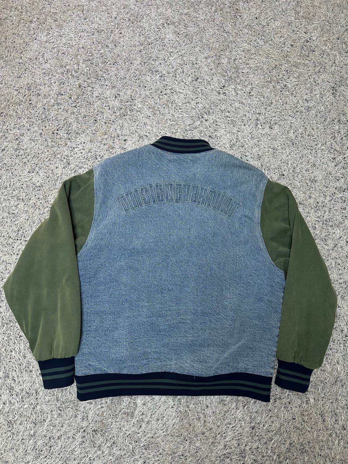 디스이즈네버댓 데님 바시티 자켓 상품이미지2