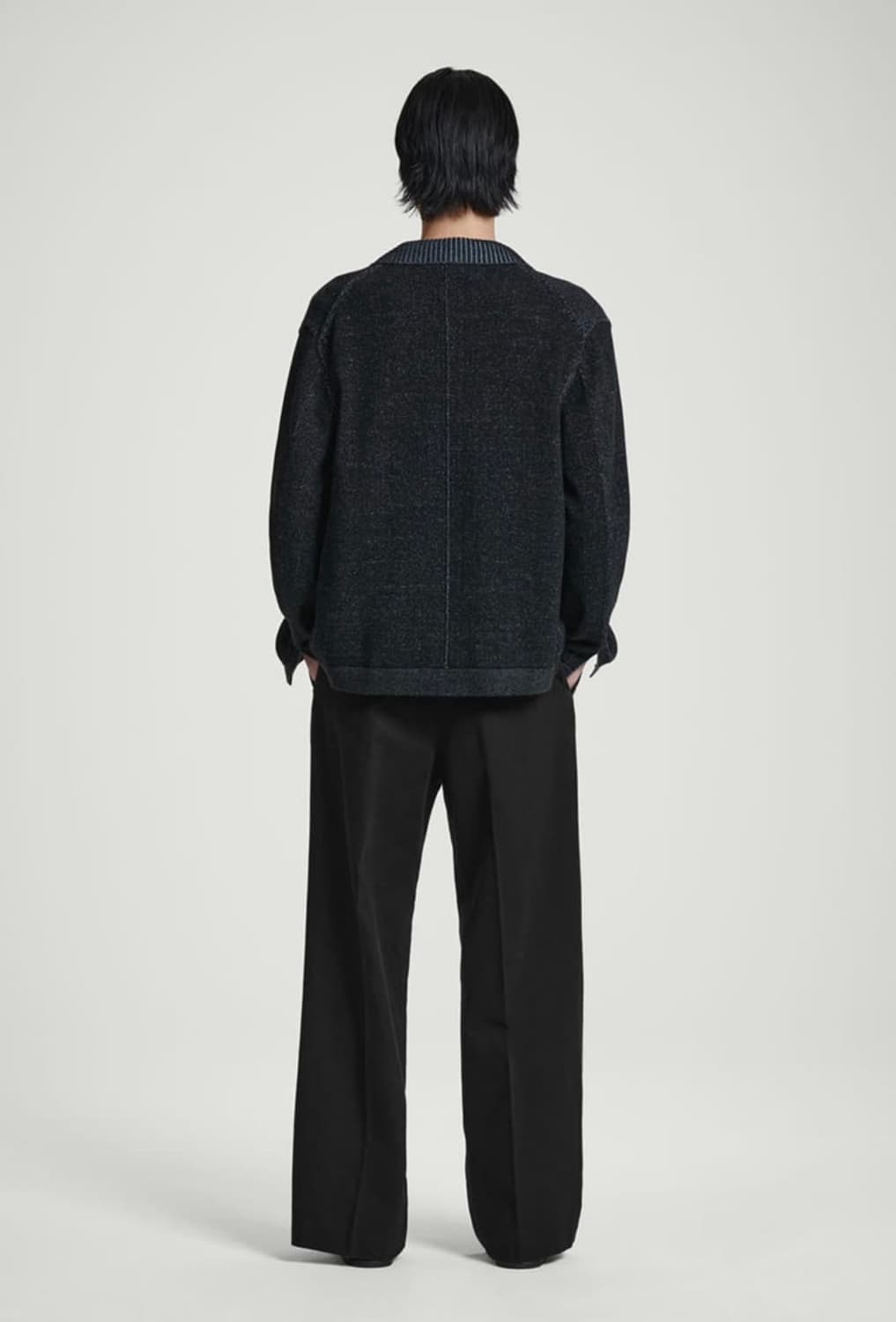 코스 COS 투톤 니트 보머재킷 상품이미지5