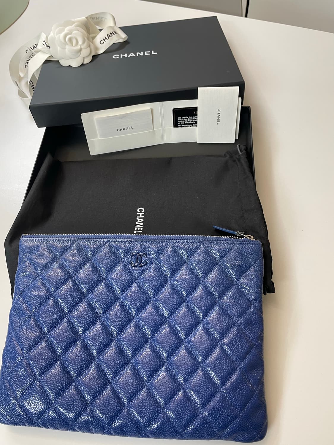 샤넬캐비어클러치한정판-정품 29번- 상품이미지1