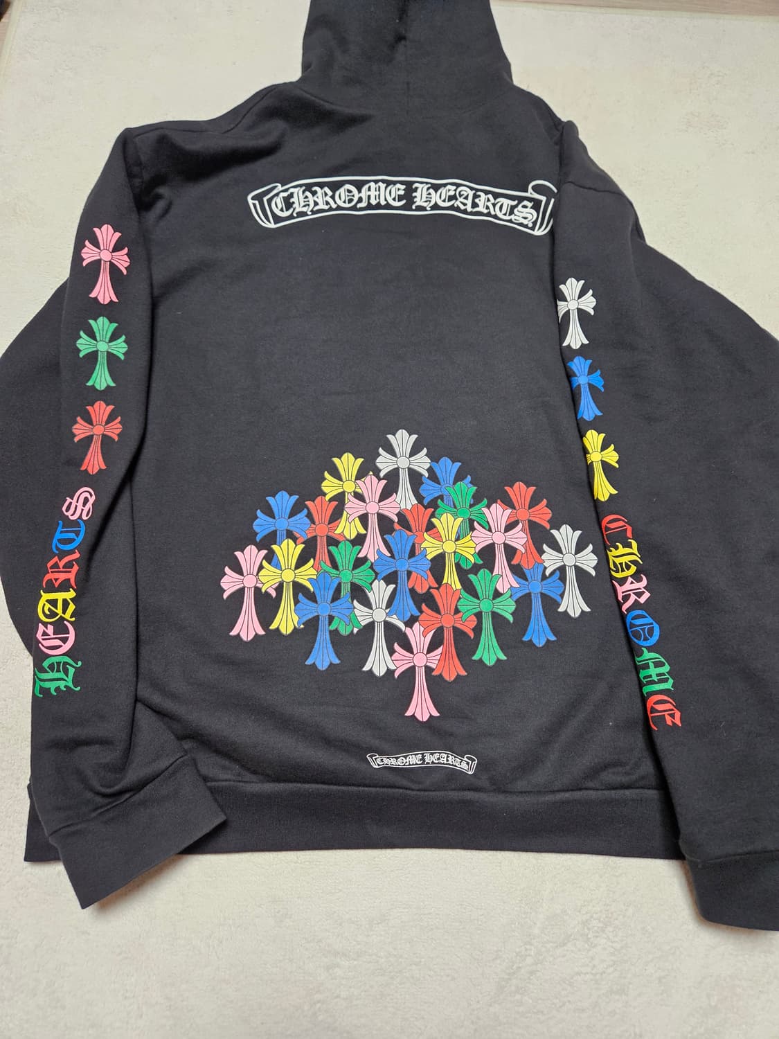 [XL] 크롬하츠 멀티컬러 크로스 후드티 상품이미지1