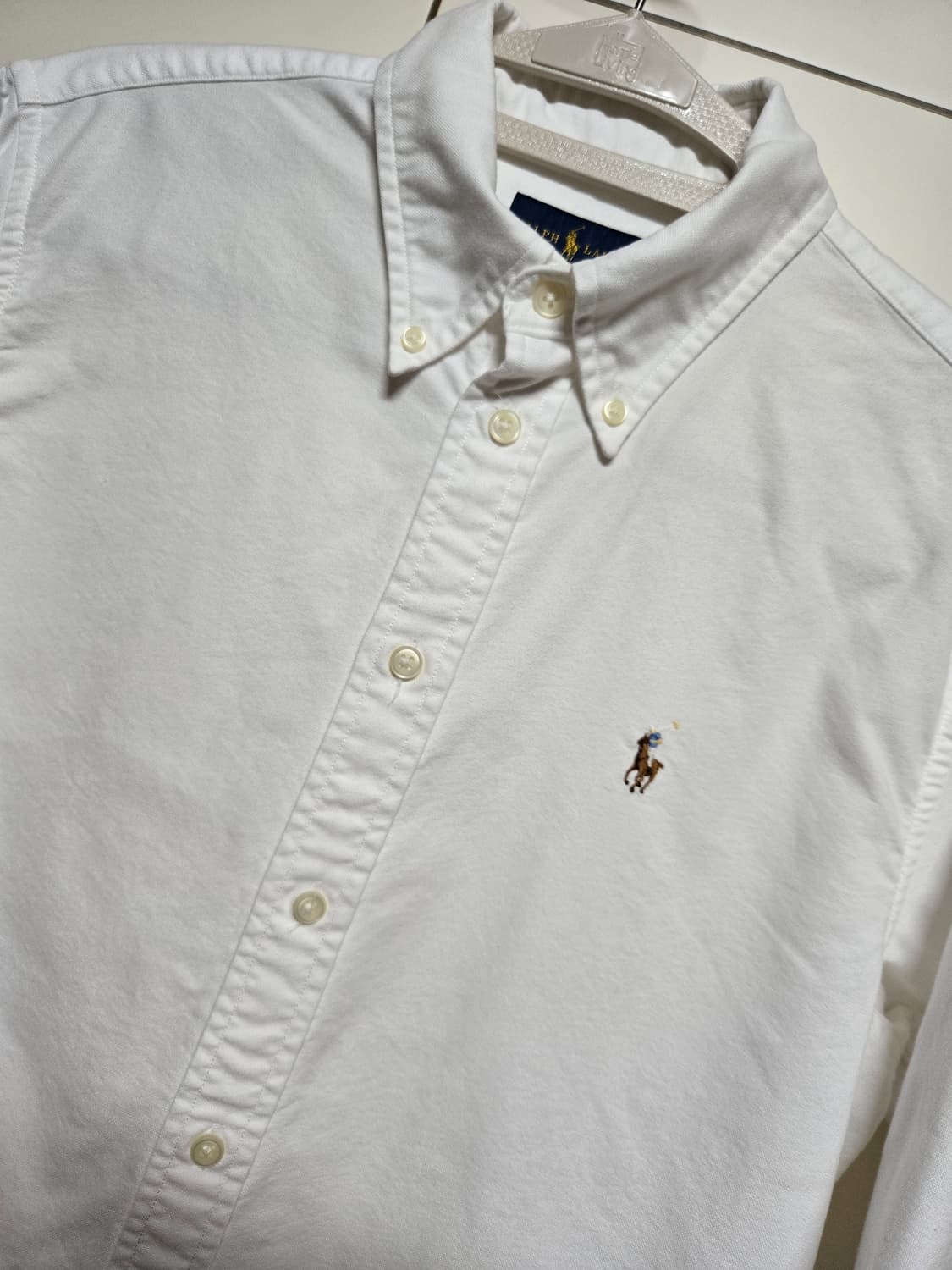 폴로 랄프로렌 정품 여성 화이트 옥스포드 셔츠 상품이미지2