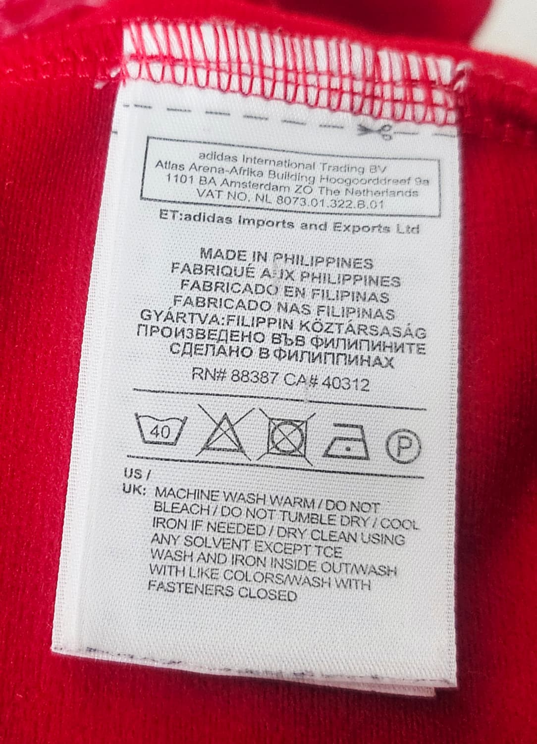 (90~95) ☆초대장급☆ 아디다스 파이어버드 [빨흰] 트랙탑져지 상품이미지3
