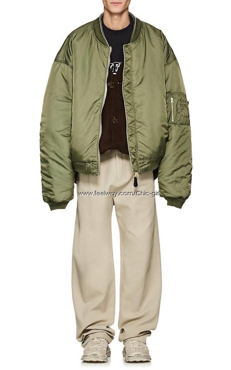 알파인더스트리 MA-1 3XL 세이지그린 상품이미지1