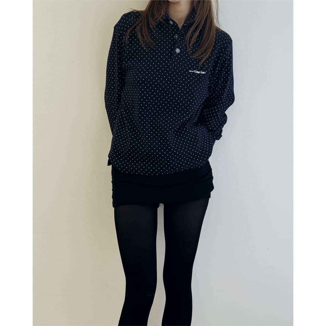 지초이 컴포트 26-001 벌스데이 에디션 도트 네이비 2사이즈 상품이미지2