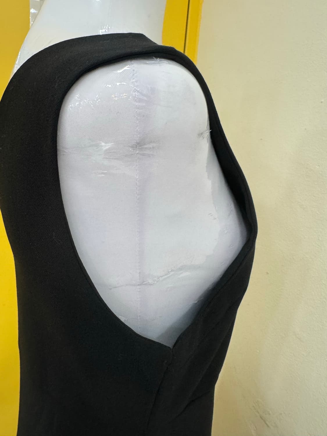 vtg 블랙 브이넥 원피스 상품이미지4
