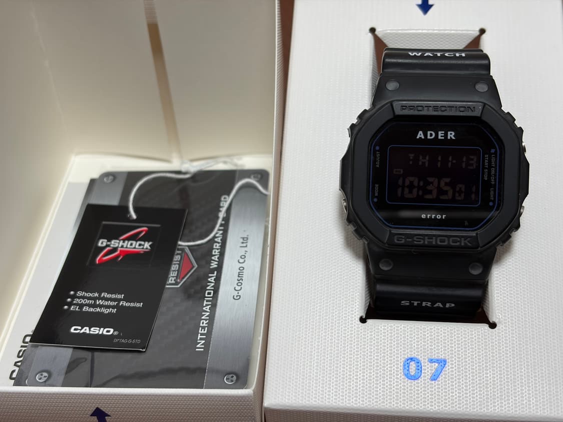 지샥 G-SHOCK x 아더에러 콜라보 DW-5600ADER 상품이미지6