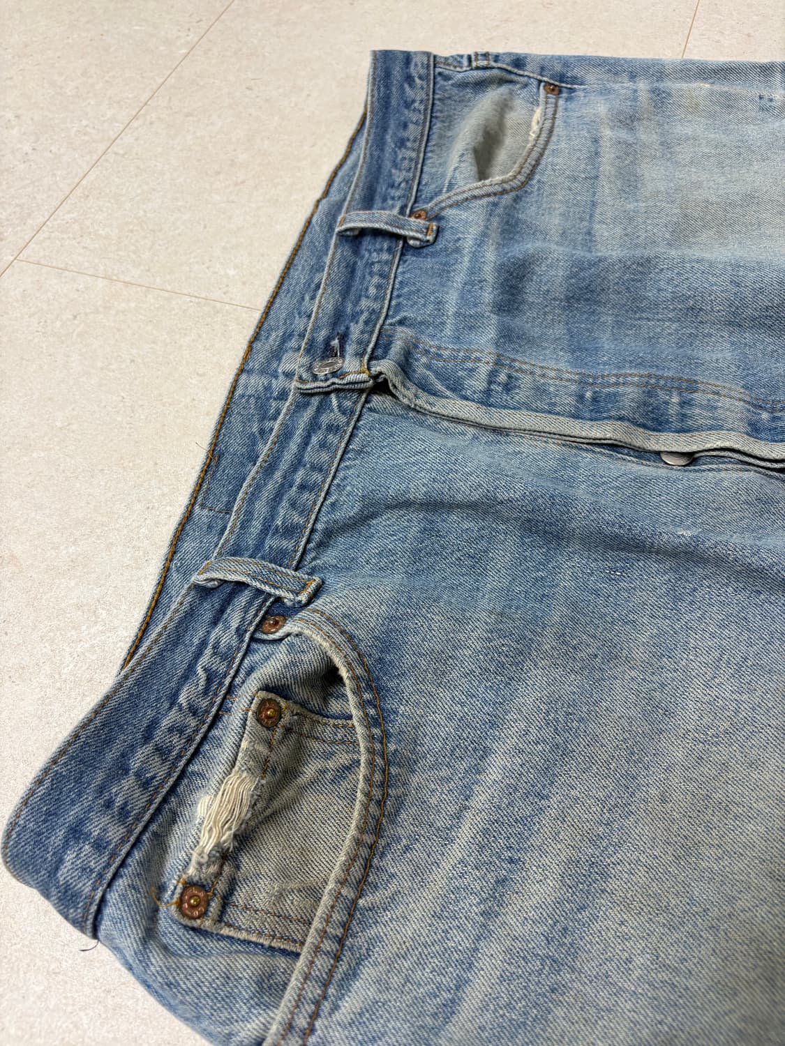 90s Levi's 501 44x32 Made in USA 상품이미지4