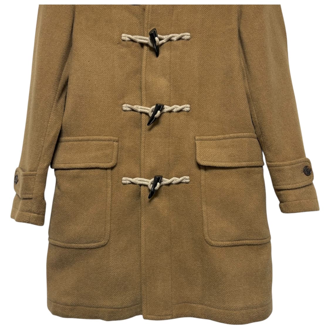 3723 유니클로 브라운 후드 떡볶이코트 더플코트 상품이미지3