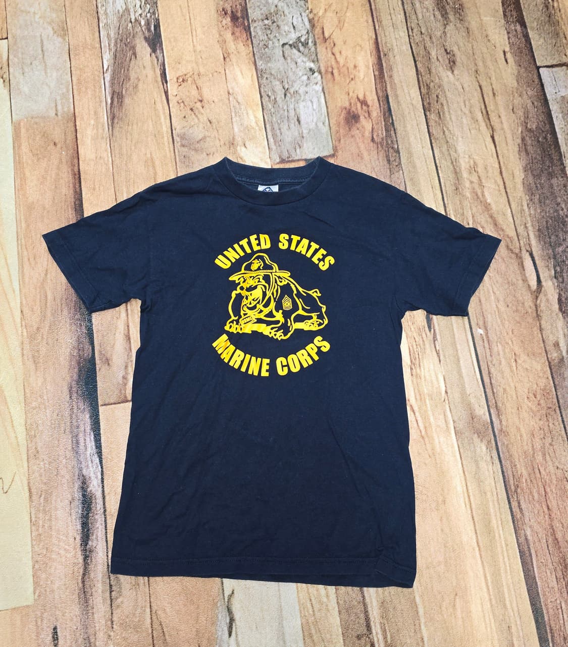 Vintage 90s USA AAA 미해병 싱글스티치 티셔츠 S 상품이미지1