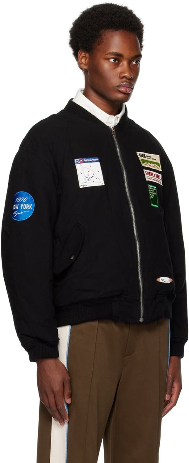 Kijun 패치 봄버 자켓 상품이미지2