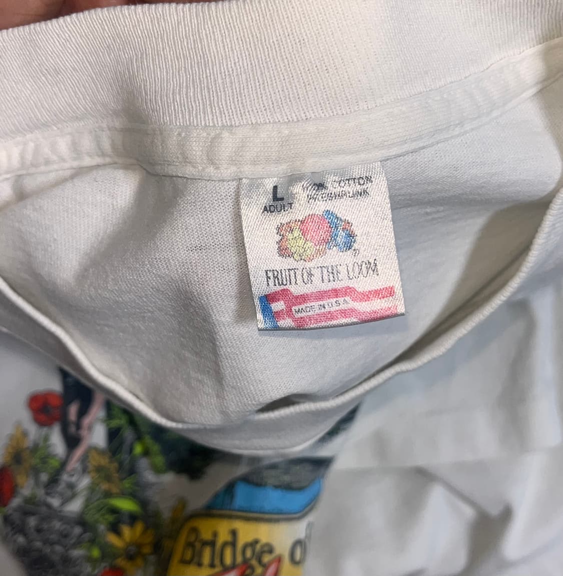 Fruit of the loom 90s 빈티지 마라톤 티셔츠 L 상품이미지3