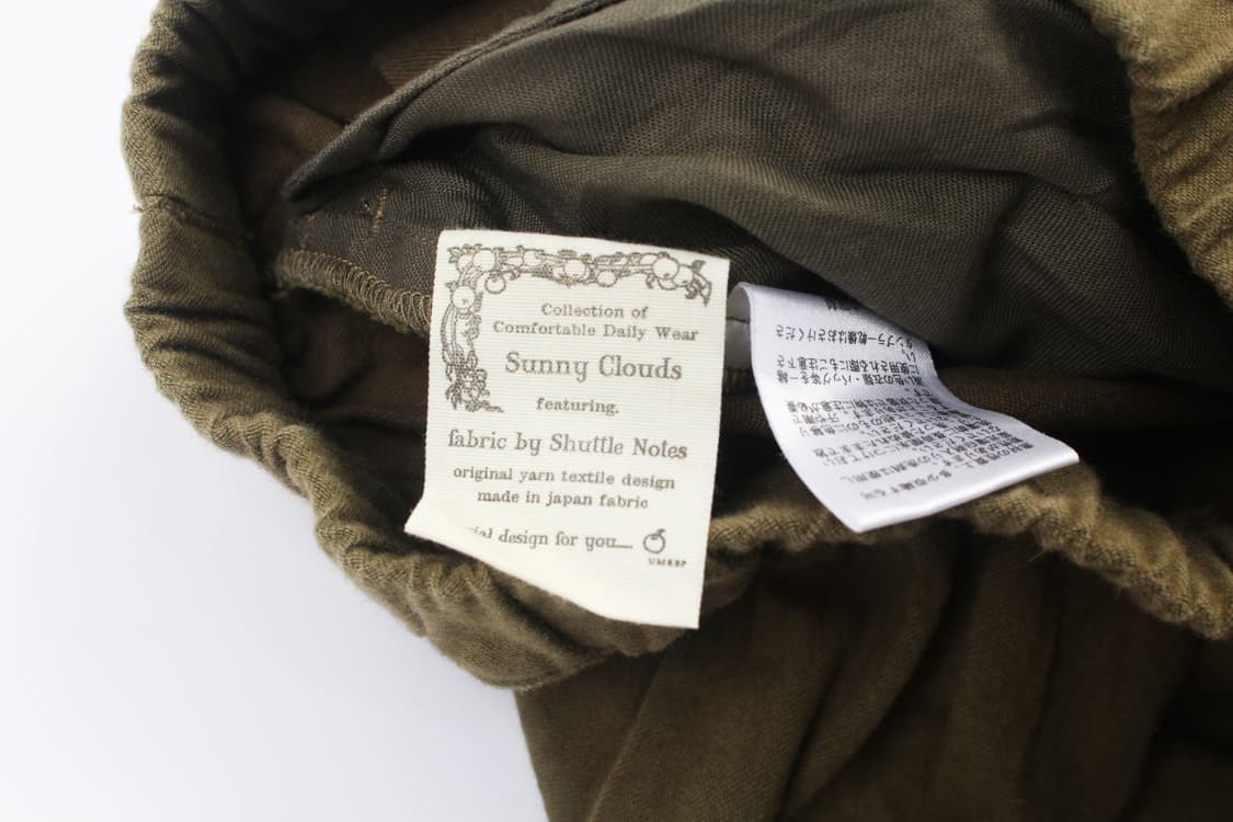 SUNNY CLOUDS Cotton Pleated Skirt  상품이미지5