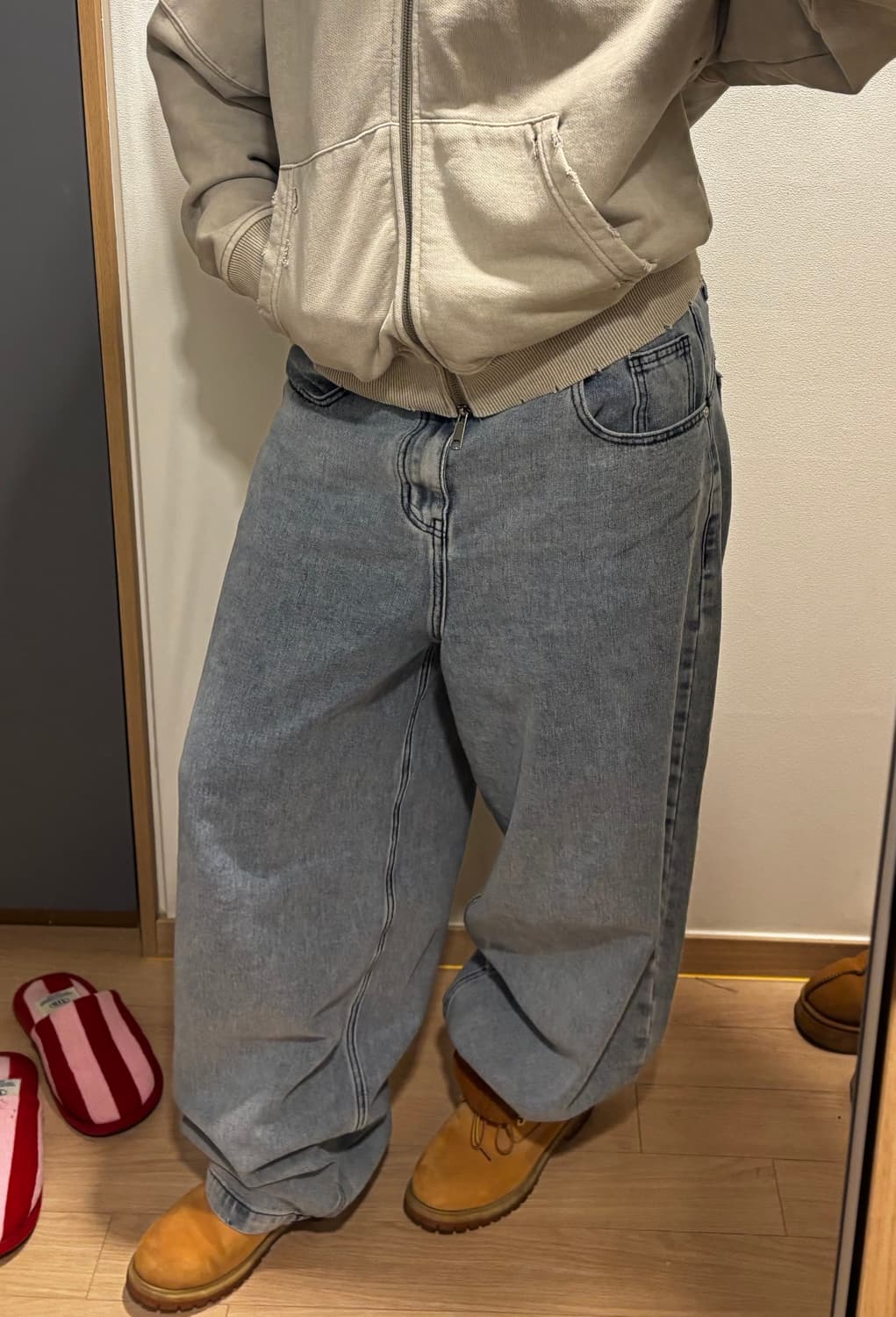 노매뉴얼 데님팬츠 L 상품이미지6