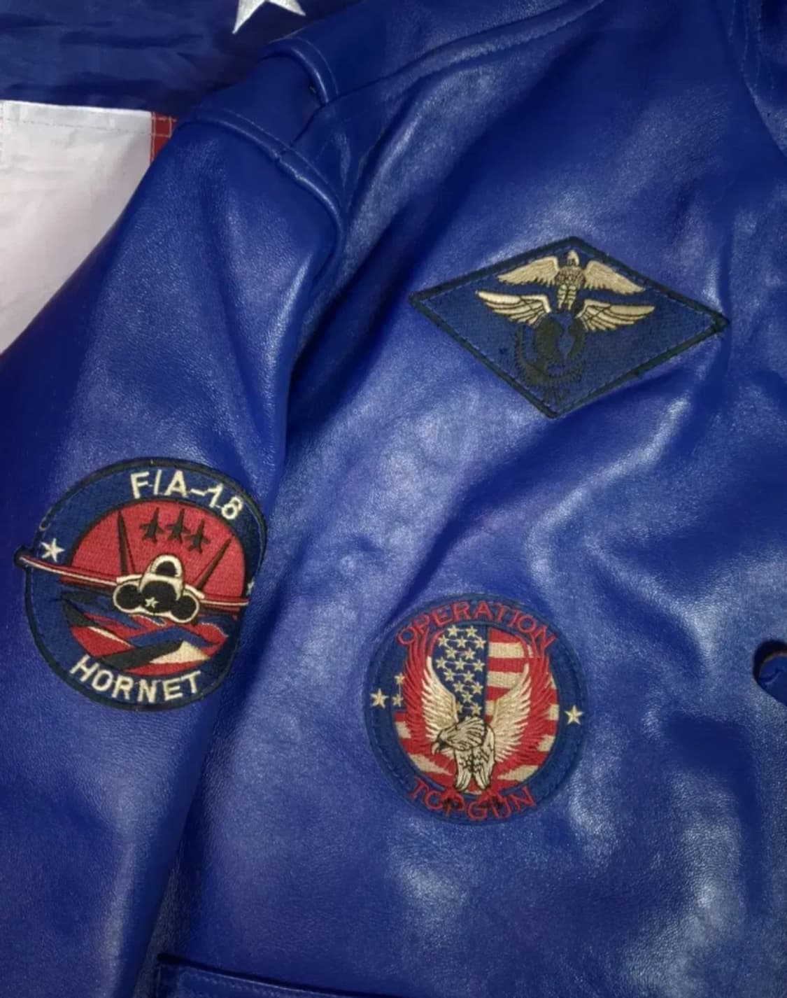 새제품 빈티지 리얼레더 미해군 G-1 TYPE 탑건 항공자켓 상품이미지3