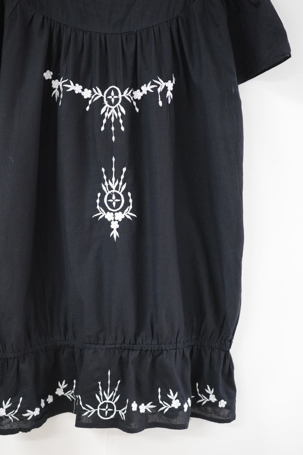 India black vintage blouse 상품이미지4