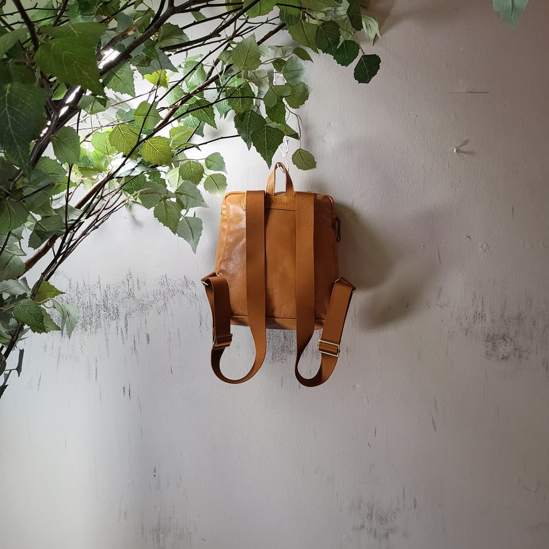 몽삭 올 레더 백팩 상품이미지6