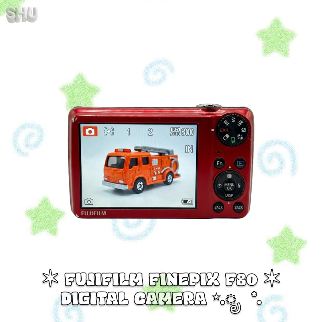 후지필름 파인픽스 F80EXR 빈티지 디카 레드 상품이미지4