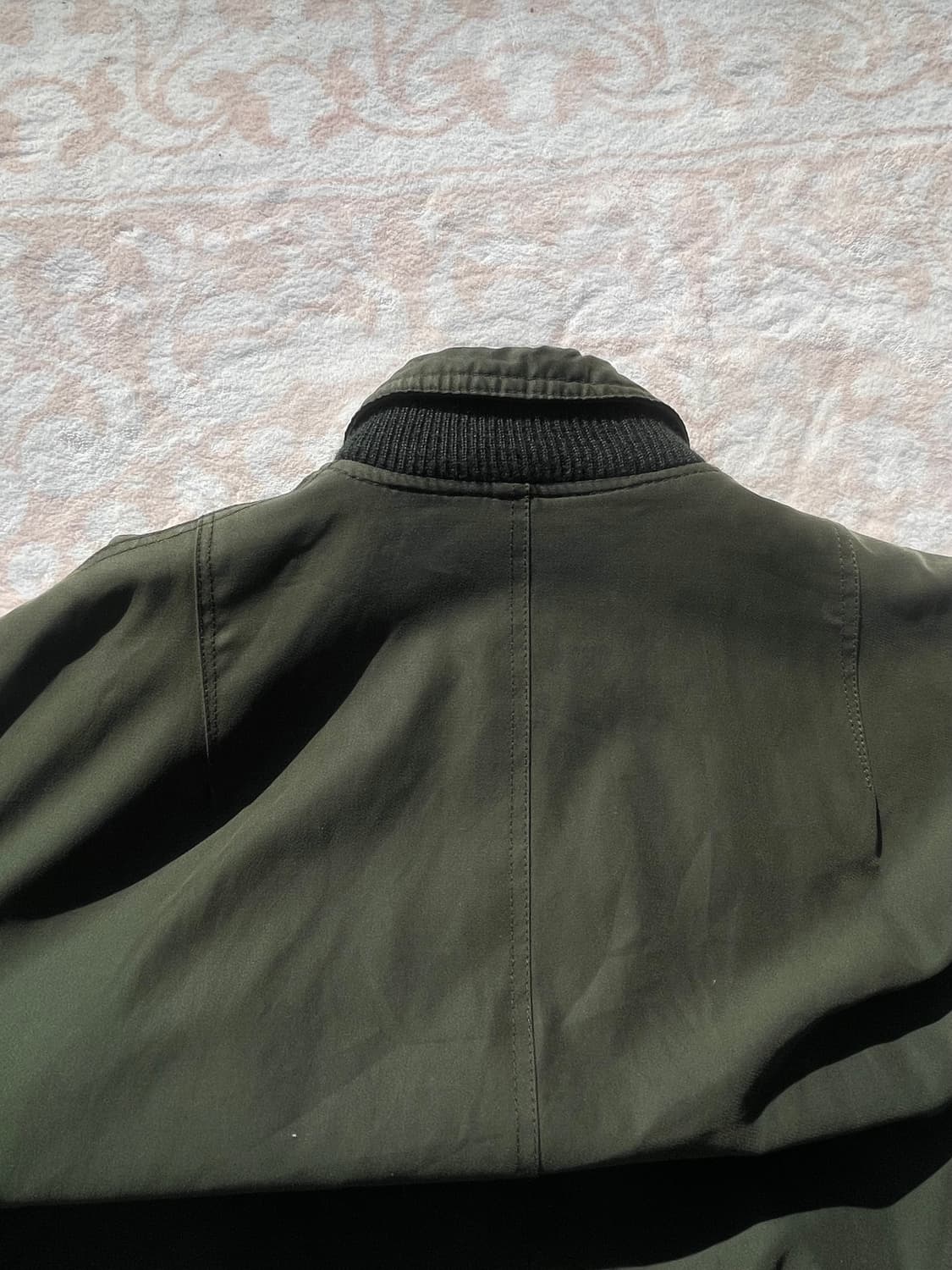 빈티지 올리브 봄버자켓 (카라 탈부착가능) 상품이미지7