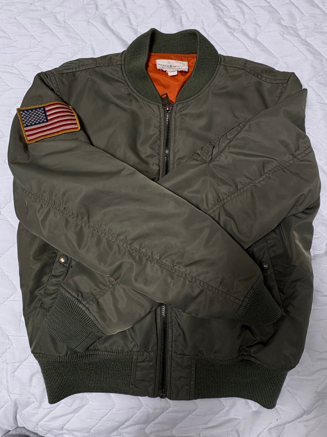 데님앤서플라이 랄프로랜 ma-1 상품이미지2