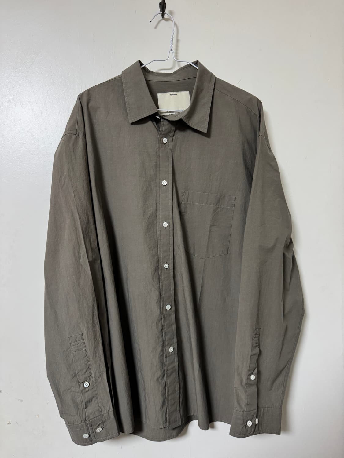 [2] 포터리 컴포트 셔츠 다크그레이 상품이미지1