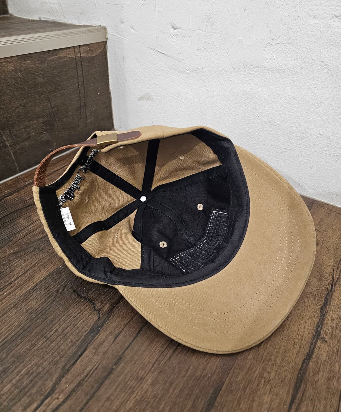 Japan 베이지 USA패치 피치스킨 스냅백 상품이미지6