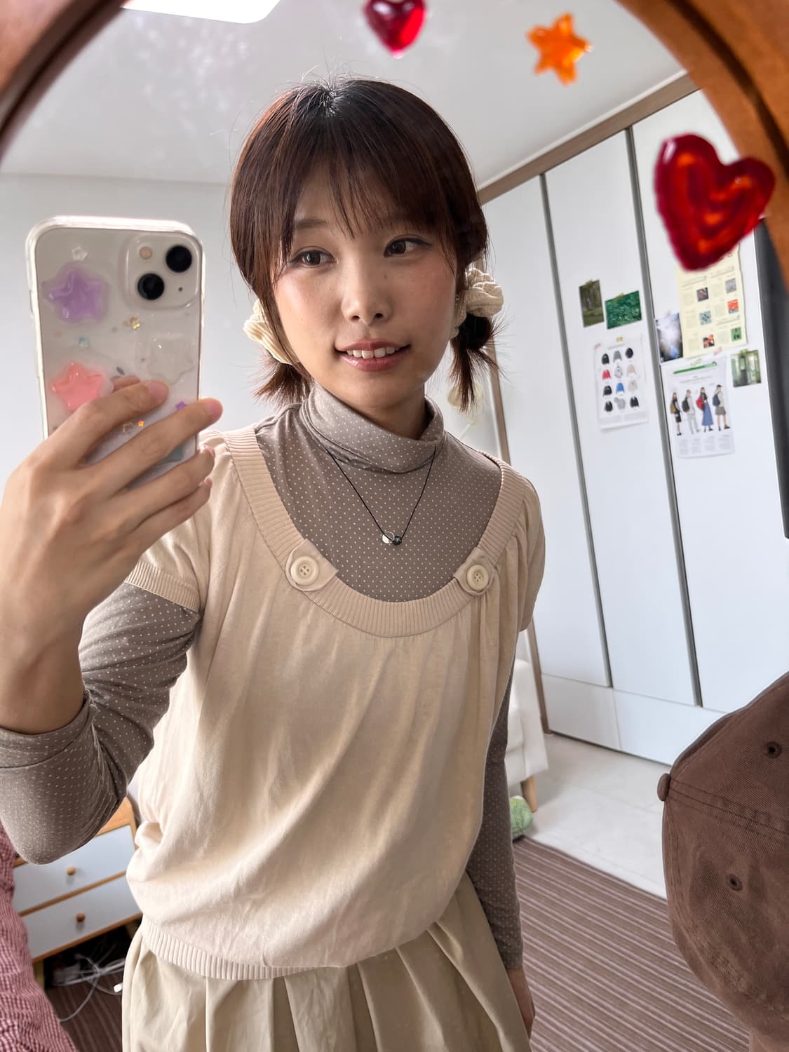 빈티지 단추 니트 아오이유우룩 상품이미지1