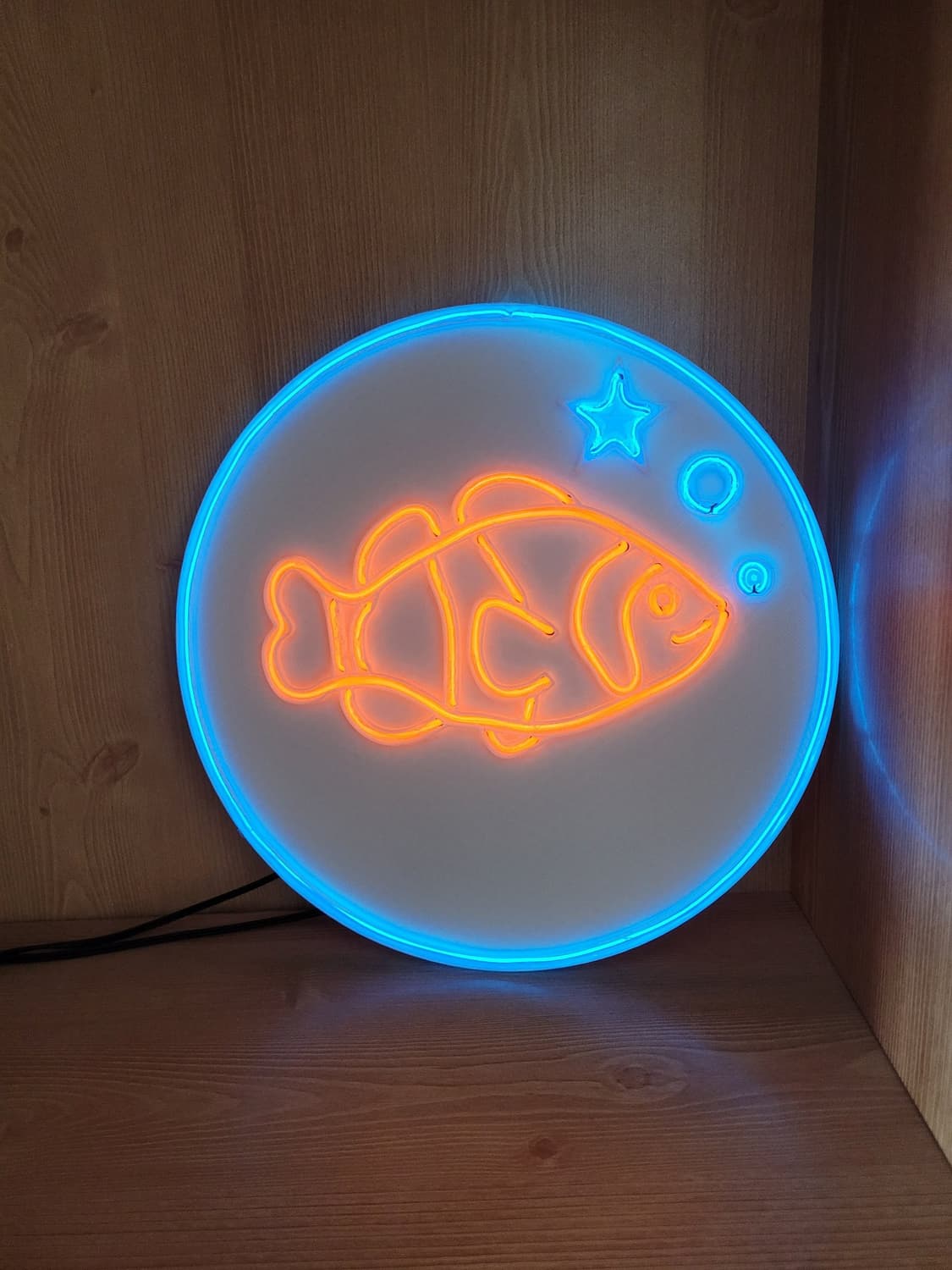 네온사인 흰동가리 물고기 led 조명 상품이미지5